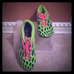 Adidas neon reptile cleats